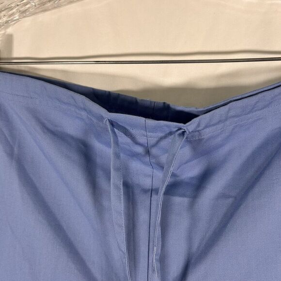 New Dickies Scrub Pants Men's Large Blue Pull On Drawstring Rear Pocket - Picture 5 of 10